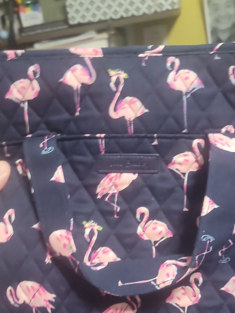 Vera Bradley Hanging Organizer in the Flamingo Fiesta Pattern In Great Condition - Picture 5 of 5